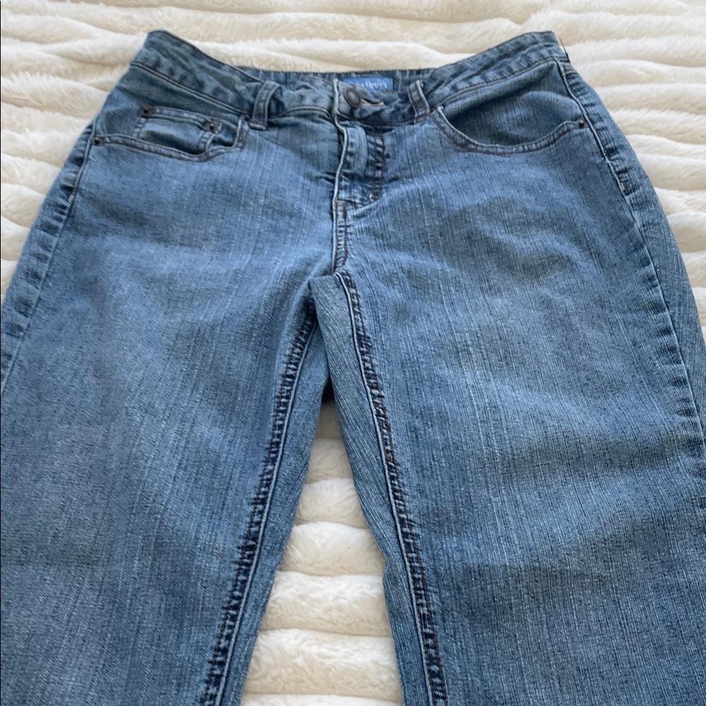 Westport Women's Straight Leg Jeans Size 2, Waist 14.5, Rise 9, Inseam 30